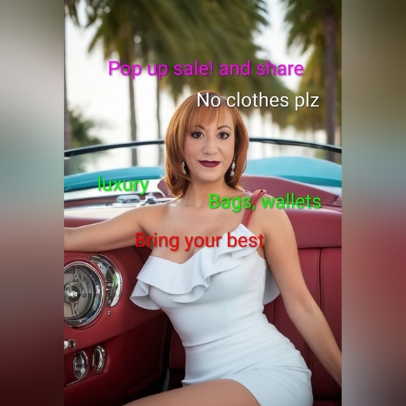 Handbags - Luxury Share Show POP UP 6 PM Come Join Me Come On Screen! Cheers😁